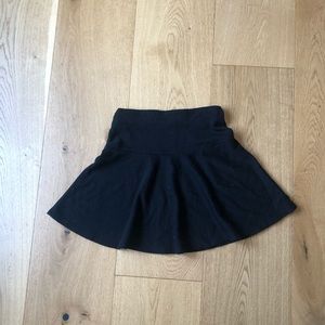 Scotch and soda black wool tennis skirt